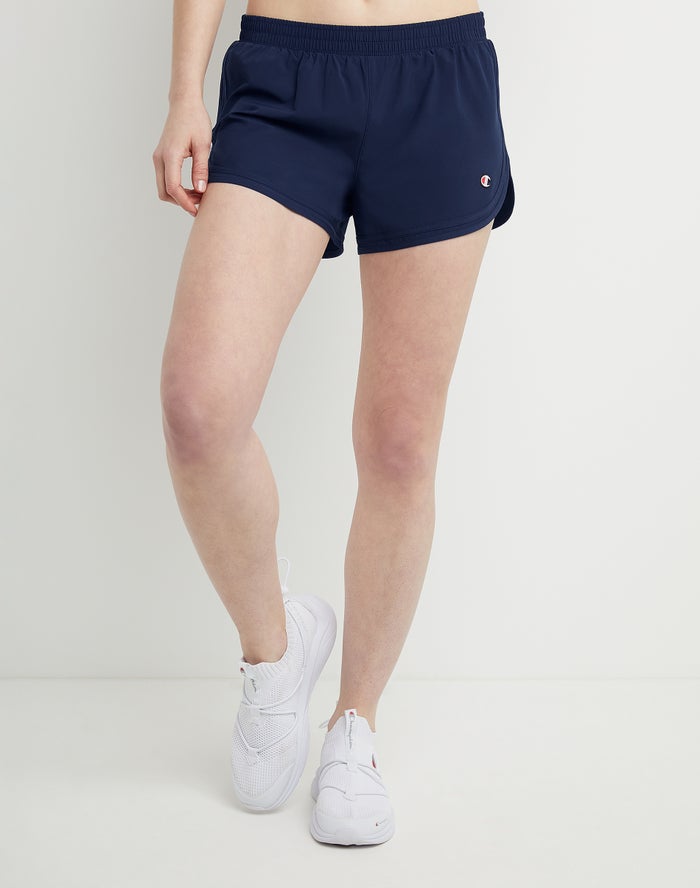 Champion Korte Broek Dames - Donkerblauw - Varsity 3.5 Inseam ( 143267-DZC )